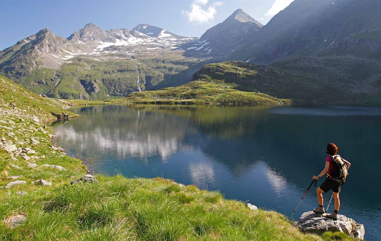Klarer Bergsee in Schladming Dachstein